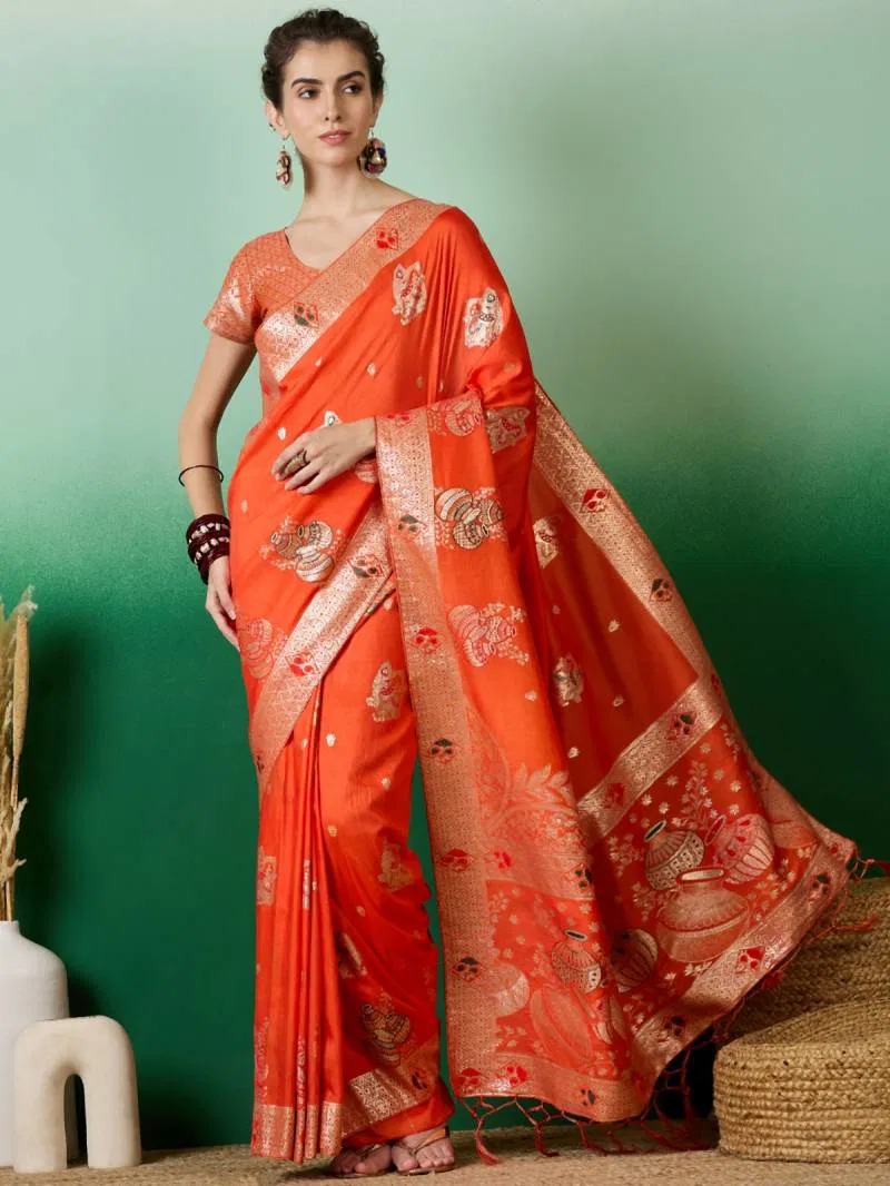 Color Set 8214 Traditional Wear Dola Cotton Saree Suppliers In India